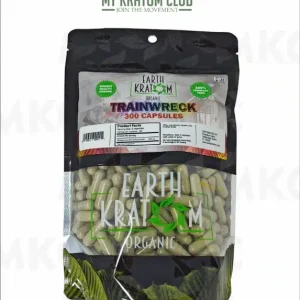 Earth Kratom Trainwreck Kratom Capsules (2 Sizes)