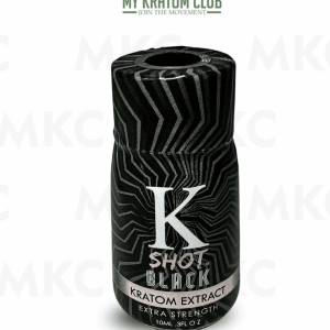 K Shot Kratom Black Liquid Extract Shot (Extra Strength)