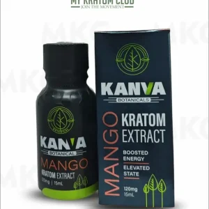 Kanva Mango Kratom Extract Shot 15 – ML 120mg MIT