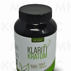 Klarity Kratom Gold Capsules (750MG Jumbo Capsules)