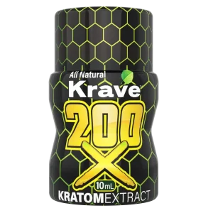 Krave 200X Kratom Extract Liquid Shot – All Natural