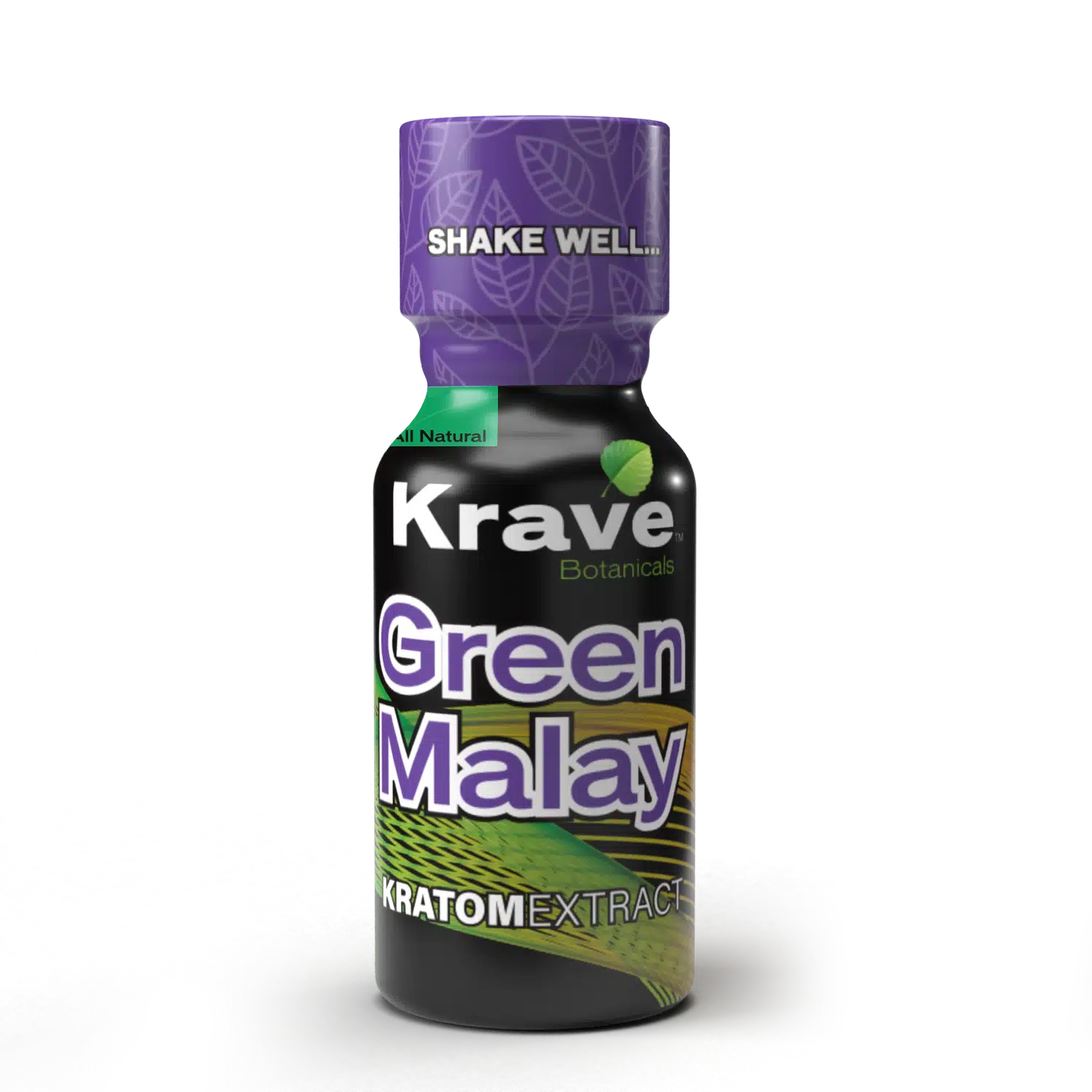 Krave Botanicals Green Malay Kratom Extract Shot