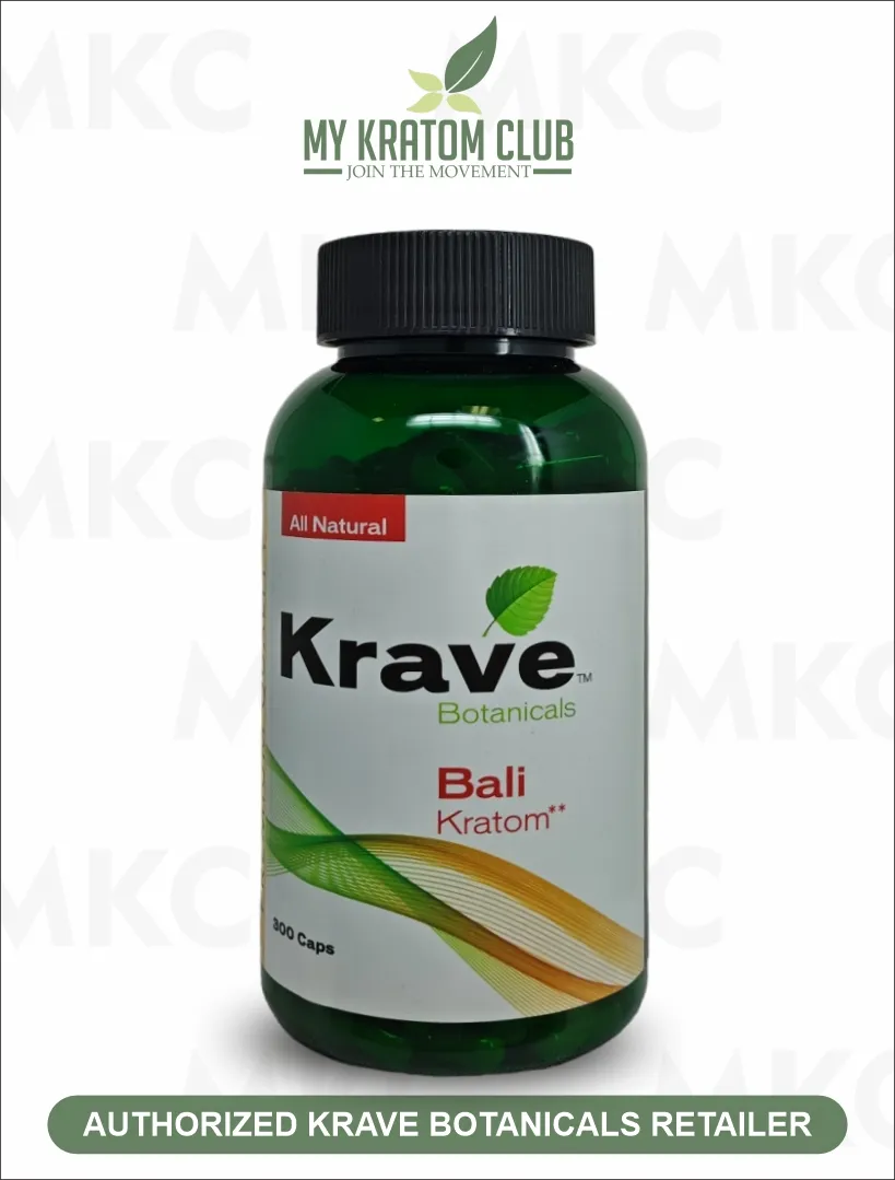 Krave Kratom Bali Capsules (5 Sizes)