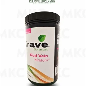 Krave Red Vein Kratom Powder (3 Sizes)