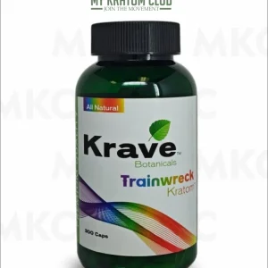 Krave Botanicals Trainwreck Kratom Capsules – All Natural