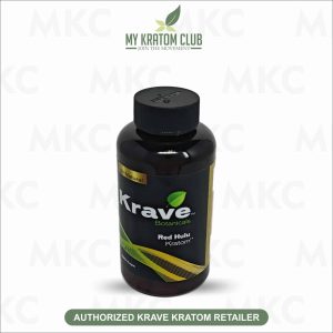 Red Hulu Krave Botanicals Kratom Capsules