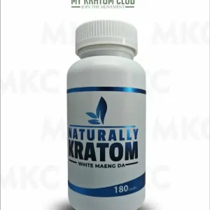 Naturally White Maeng Da Kratom Capsules (2 Available Sizes)