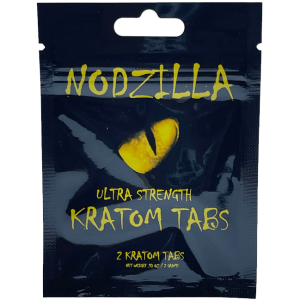 Nodzilla Kratom Ultra Strength Kratom Tabs – 2 Pack | High-Potency Kratom Tablets​