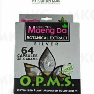 OPMS Kratom Green Maeng Da Botanical Extract Kratom Capsules – Blister Pack
