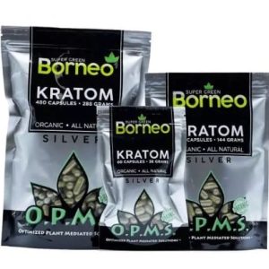 OPMS Silver Green Borneo Capsules (3 Sizes)