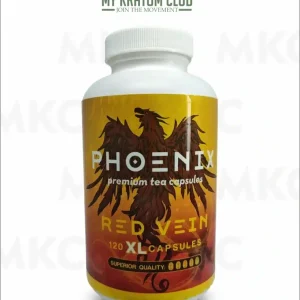 Phoenix Red Vein Kratom Capsules, XL 1 Gram
