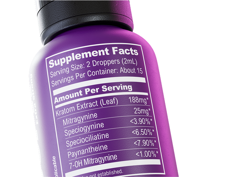 MIT 45 Super K Extra Strong Kratom Extract Shot – 30ML | Crafted for Energy & Focus - Image 2