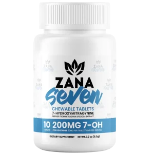 Zana Seven 7-Hydroxymitragynine Chewable Tablets – 200mg & 300mg – 10 Count
