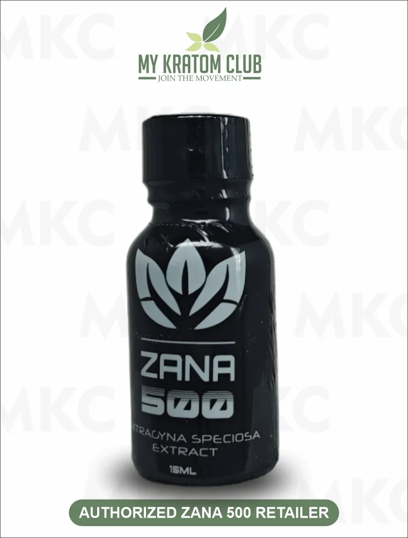 ZANA 500 Mitragyna Speciosa Extract Kratom Liquid Extract Shot